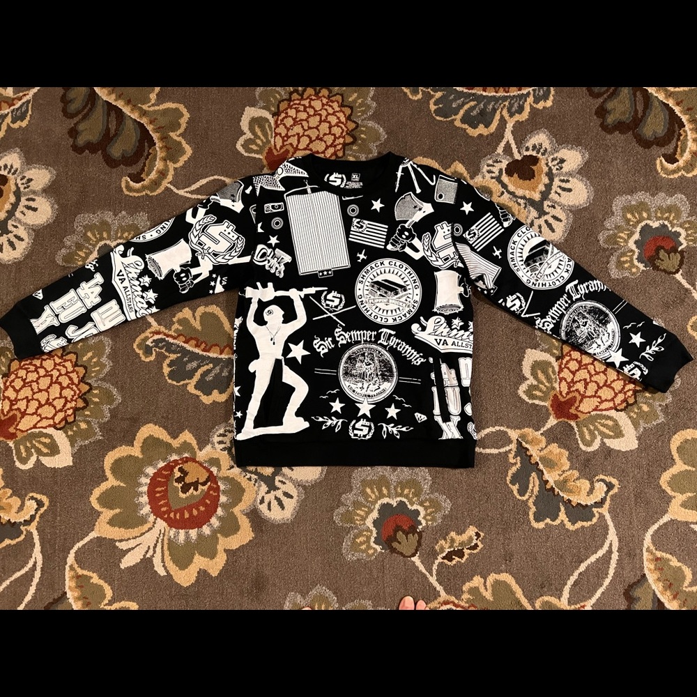 Shmack Reversible crewneck sweater